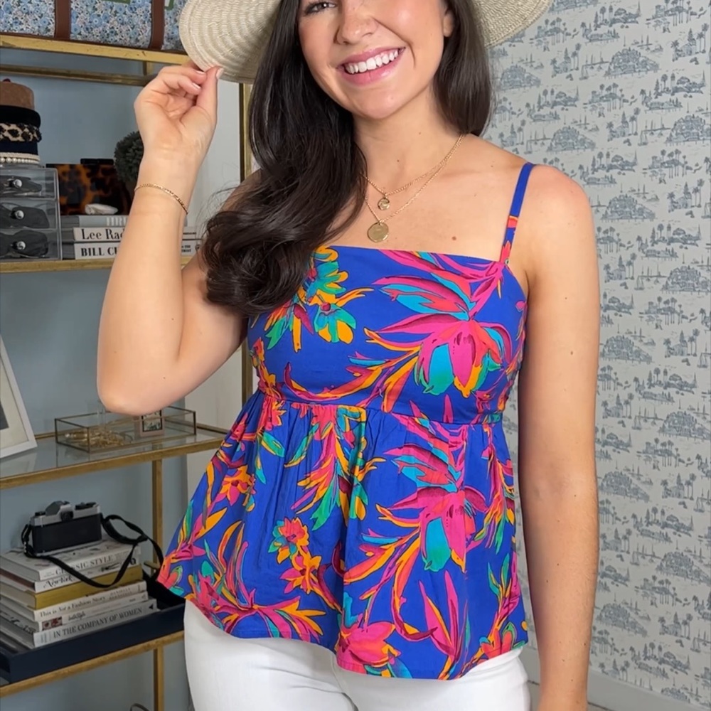 J Crew Factory Printed Tank 00